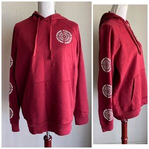 Under Armour Maroon Hoodie with Graphic Logo